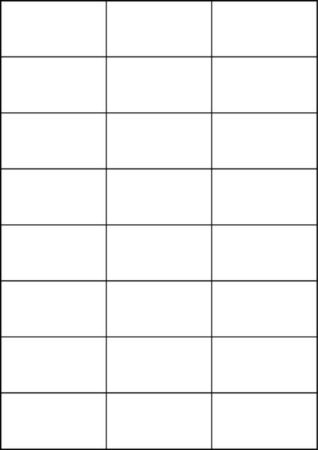 Afbeeldingen van A4 etiketten 70 x 37 mm - 24 per vel