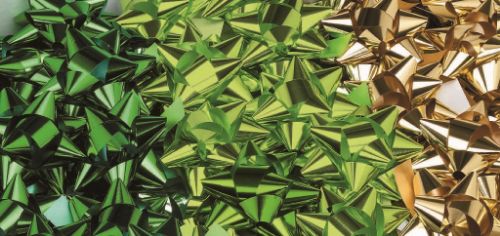 Toon details van Starbows metallic 10mm x D50,  Assorti Antiek Goud-Lichtgroen-Mosgroen Afbeeldingen van Starbows metallic 10mm x D50,  Assorti Antiek Goud-Lichtgroen-Mosgroen