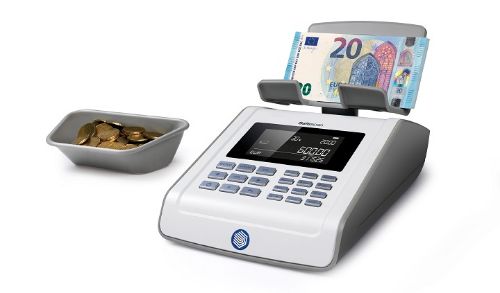 Toon details van Safescan 6185 geldtelweegschaal, Grijs Afbeeldingen van Safescan 6185 geldtelweegschaal, Grijs