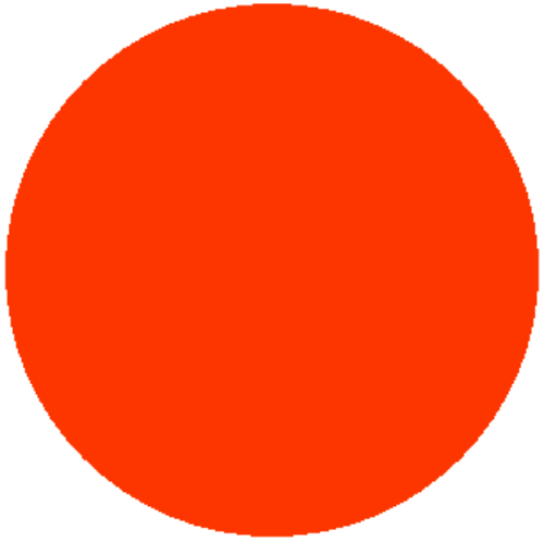 Toon details van Actiesticker 35mm permanent, fluor rood Afbeeldingen van Actiesticker 35mm permanent, fluor rood