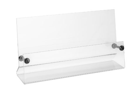 Afbeeldingen van Acrylaat folderhouder met voet A4 landscape