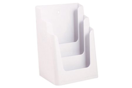 Afbeeldingen van Folderhouder meervoudig 3 vaks A4 wit