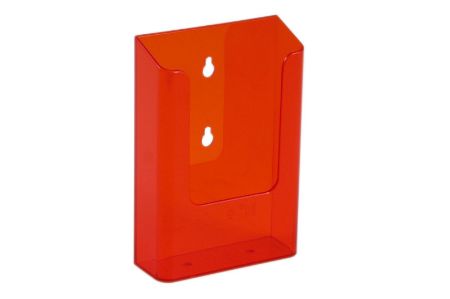 Afbeeldingen van Folderhouder wand 1/3 A4 Neon Orange