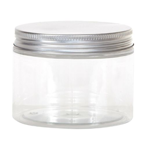 Pet potten 370ml Transparant met schroefdeksel rond 10cm Pet potten 370ml Transparant met schroefdeksel rond 10cm