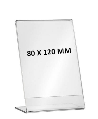 Kaarthouder L-standaard 80x120 mm Kaarthouder L-standaard 80x120 mm