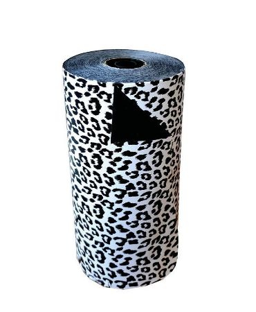 Coated Cadeaupapier 200m - Leopard Black DZ Blac