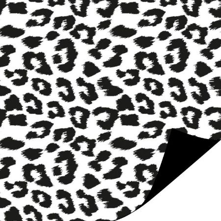 Coated Cadeaupapier 200m - Leopard Black DZ Black