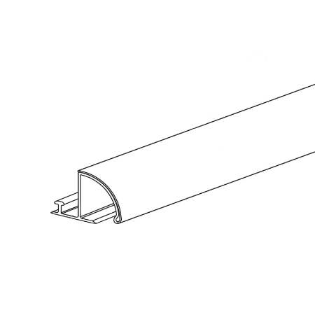 Schapstrip bol / Gebogen communicatiestrip 1000mm