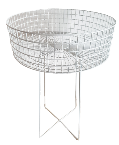 Stortmand / Draadmand, diam. 49,5cm x 86cm hoog Stortmand / Draadmand, diam. 49,5cm x 86cm hoog