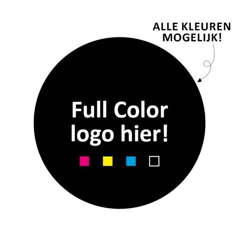 sticker met eigen opdruk 40 mm rond full color 	sticker met eigen opdruk 40 mm rond full color