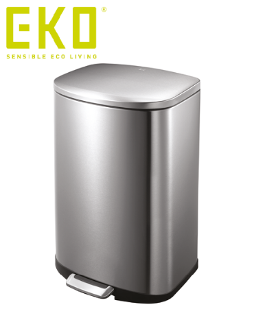 EKO Della pedaalemmer 50 ltr - Mat RVS