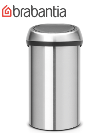 Brabantia Touch Bin 60 ltr - Mat RVS