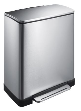 EKO E-Cube pedaalemmer 50 ltr - Mat RVS