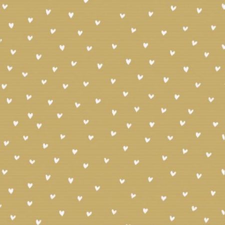 Afbeeldingen van Kraft cadeaupapier 30cm 250m - White Hearts