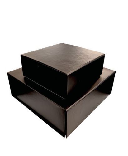 Luxe magneetdoos 22x22x8cm - Zwart, 10st Luxe magneetdoos 22x22x8cm - Zwart, 10st