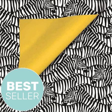 Coated cadeaupapier 200m - It's a Zebra