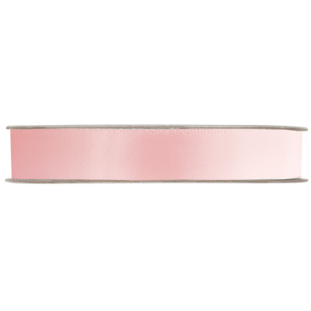 Satijnlint 15mm x 91m, Lichtroze