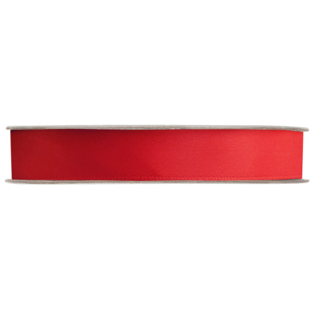 Satijnlint 15mm x 91m, Rood