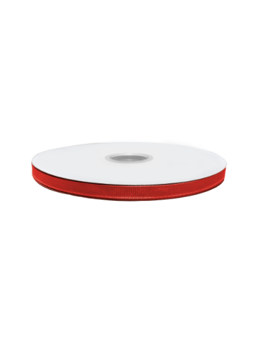 Grosgrain lint 6mm 50m, rood Grosgrain lint 6mm 50m, rood