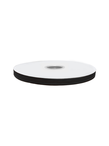 Grosgrain lint 6mm 50m, zwart Grosgrain lint 6mm 50m, zwart