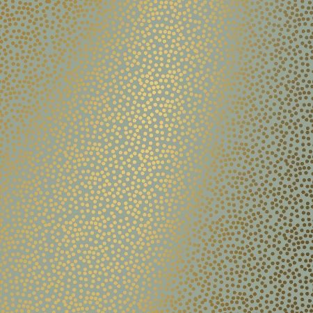 Afbeeldingen van Coated cadeaupapier 50cm 200m - Minidots light green/gold