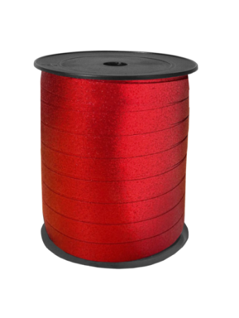 Glitter lint 10mm ROOD