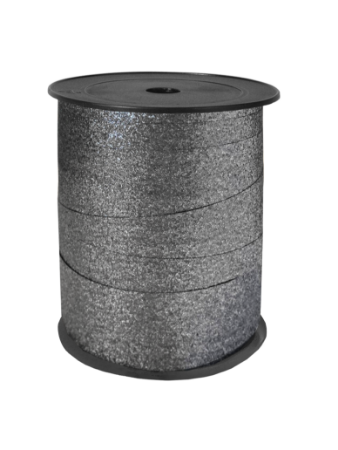 Glitter lint 10mm ANTRACIET