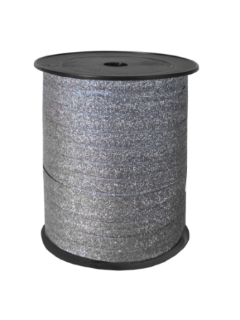 Glitter lint 6,5mm ANTRACIET