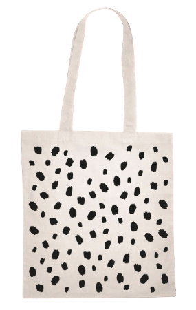 01 Dots wit-zwart 38x42cm - achtergrond