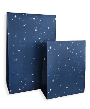 KP® Gift bag - Stars by Night - 15 x 6 x 24,5 + 4cm, 25st