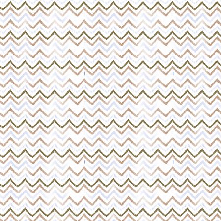Afbeeldingen van Coated papier 70cm 200m - Zigzag lines gold/blue