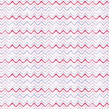 Afbeeldingen van Coated papier 70cm 200m - Zigzag lines pink/blue
