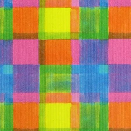 Afbeeldingen van Wit kraft cadeaupapier 70cm 250m - Squares