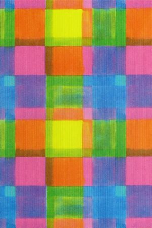 Afbeeldingen van Wit kraft cadeaupapier 70cm 250m - Squares