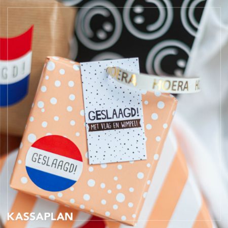 Sfeerbeeld - Wensetiket - geslaagd 