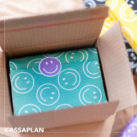 Sfeerbeeld - KP® Zijde vloeipapier vellen - Smiley Mint