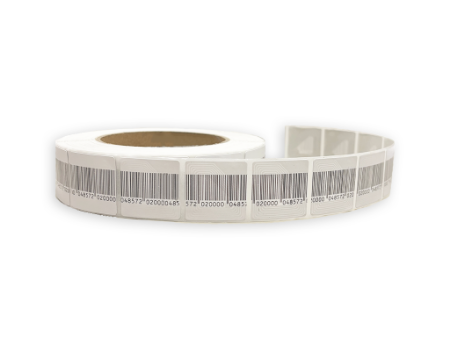 beveiliginglabel 30x30mm wit barcode