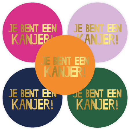 stickers, wensetiketten, sluitstickers, goudfolie