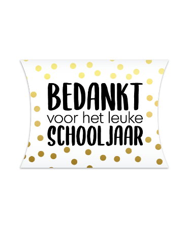 gondeldoosje, pillowbag, pillow bag, geschenkverpakking, geschenkdoosje