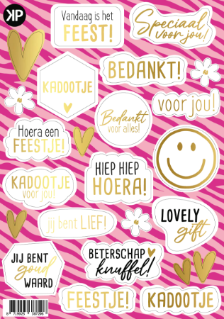 stickervel, stickers