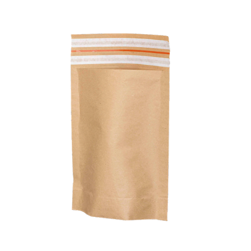 Papieren verzendzak 45x43x12+8cm 100gr Bruin 250st verzendzakken, webshopverpakking