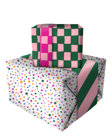 Cadeaupapier 30cm Color block combi-deal