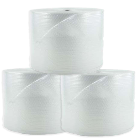 Noppenfolie, bubbeltjesplastic, luchtkussenfolie 50cm x 200m - transparant - 70mu - 3 rollen