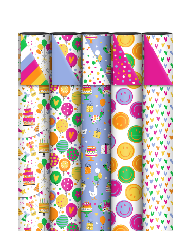 consumentenrollen, cadeaupapier, geschenkpapier, inpakpapier