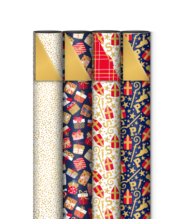 consumentenrollen, cadeaupapier, geschenkpapier, inpakpapier