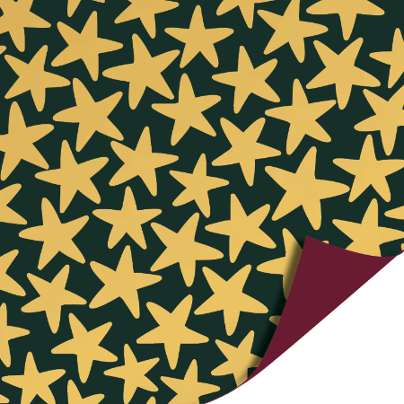 Stars green gold