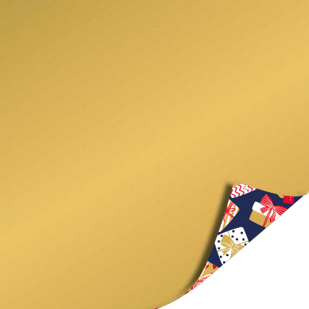 Afbeeldingen van KP® Cadeaupapier 70cm 100m - Kadootjes feest blauw