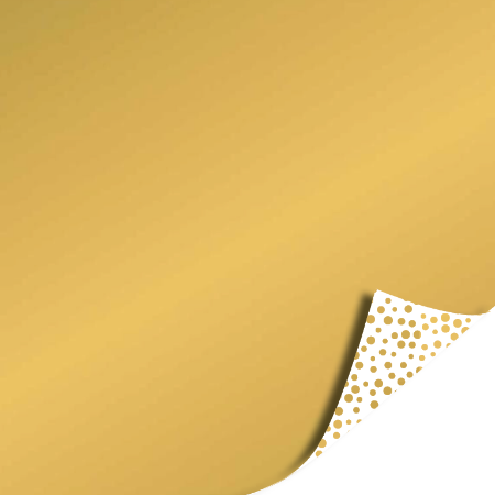 Afbeeldingen van KP® Cadeaupapier 30cm 100m - Luxury dots white/gold