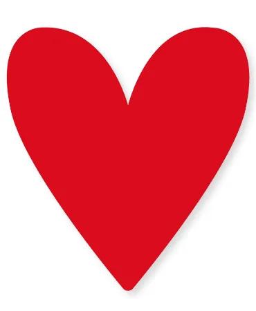 XL rood hartje raamsticker - ideaal als valentijn raamsticker