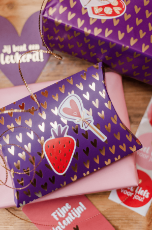 Lieve valentijn stickers - Zoete liefde